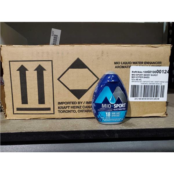 CASE LOT Mio Sport Berry burst 12x48ml