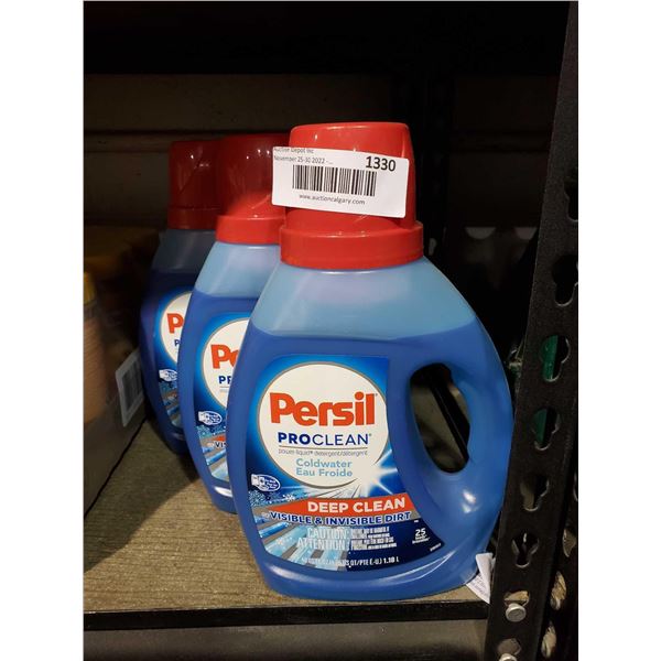 Persil Deep Clean Power liquid detergent LOT OF 3