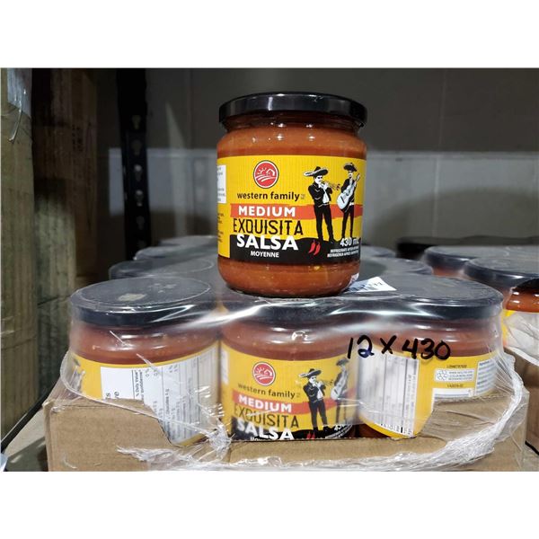 CASE LOT Western Family Medium Salsa 12x430ml