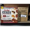 Image 1 : CASE LOT SlimFast Keto Bombs Peanut Butter Cup 14-17g cups x 12 boxes