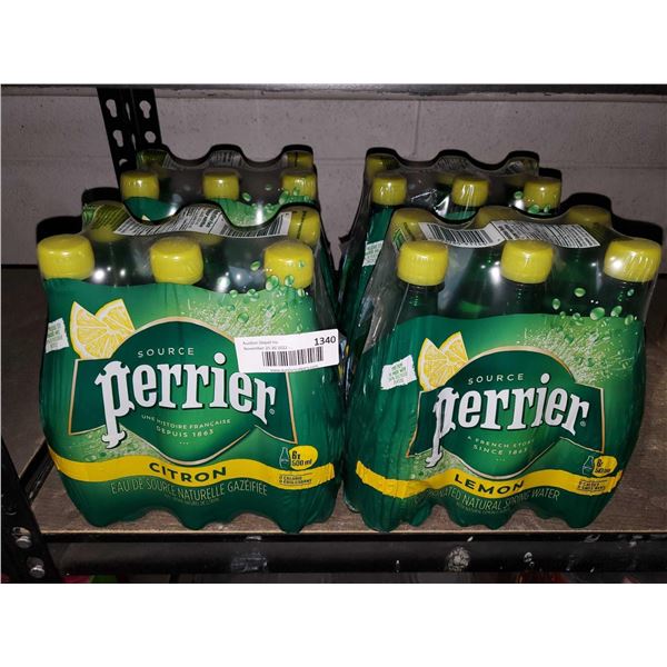 CASE LOT Perrier Lemon 6x500ml x4 lots