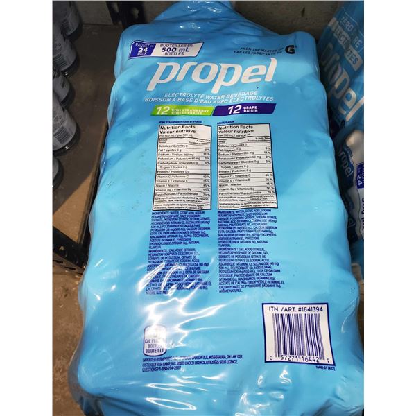CASE LOT Propel 12 kiwi Strawberry / 12 Grape x 500ml