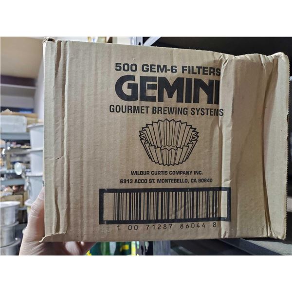 CASE LOT Gemini 500 GEM-6 Filters