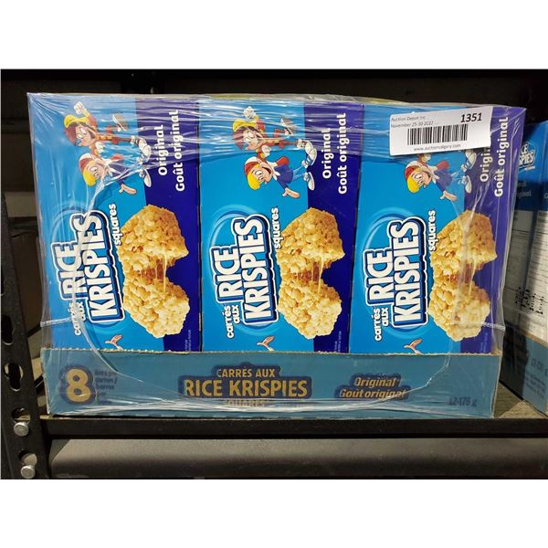 CASE LOT Rice Krispies 8 Squares 12 x176g