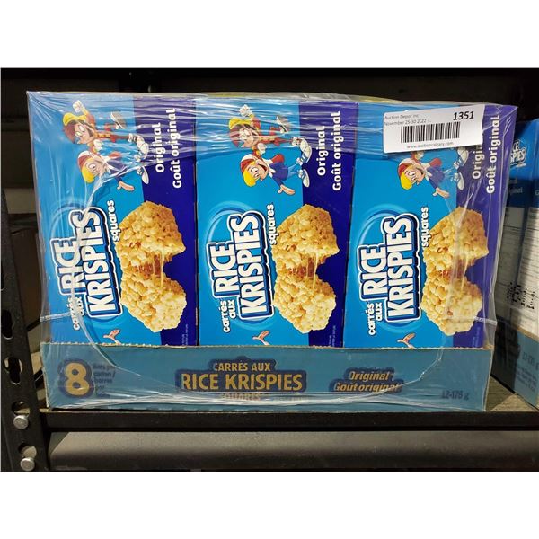 CASE LOT Rice Krispies 8 Squares 12 x176g