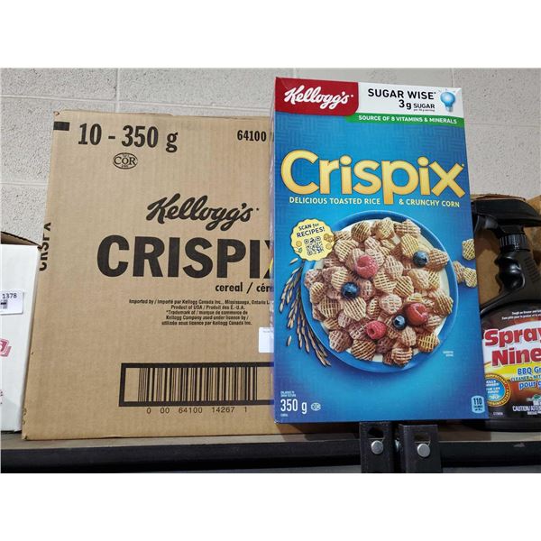 CASE LOT Kelloggs Crispix 10-350 g