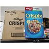 Image 1 : CASE LOT Kelloggs Crispix 10-350 g