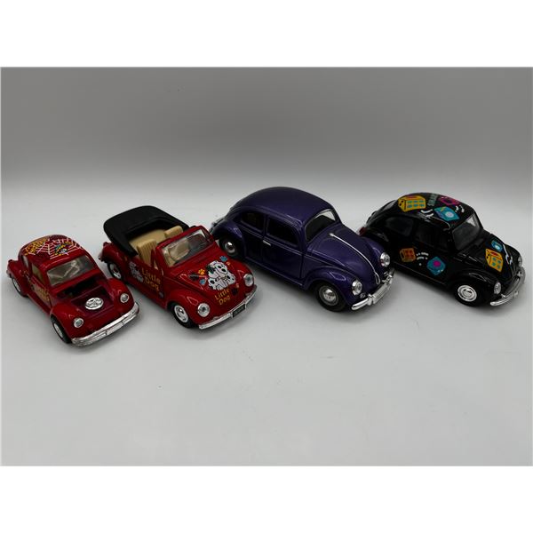 Volkswagon Beetle Die Casts x4