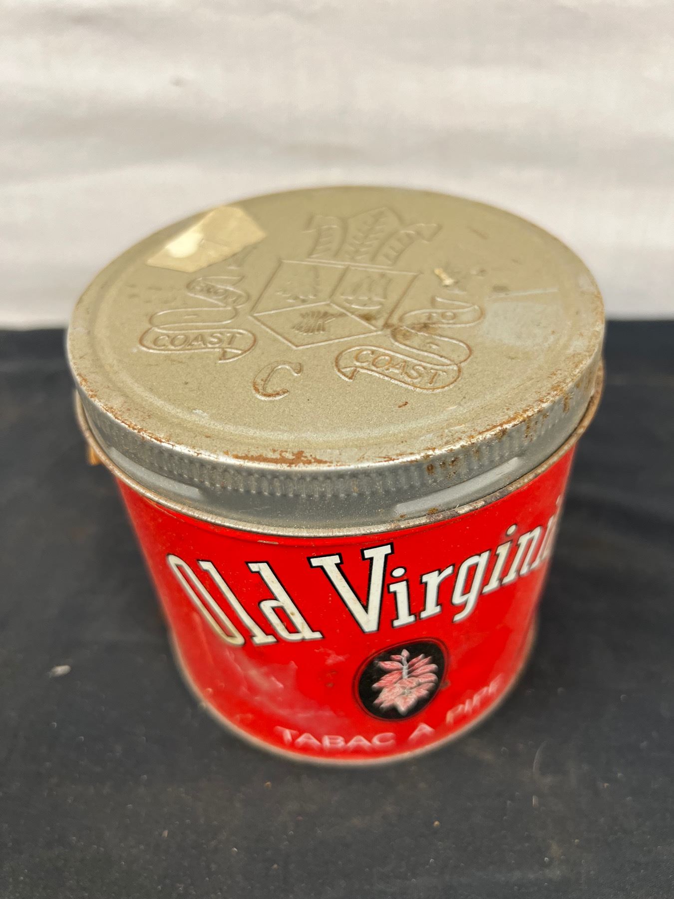 Old Virginia Tobacco Tin Sunrise Estate Services Ltd old-virginia-tobacco-tin-sunrise-estate-services-ltd