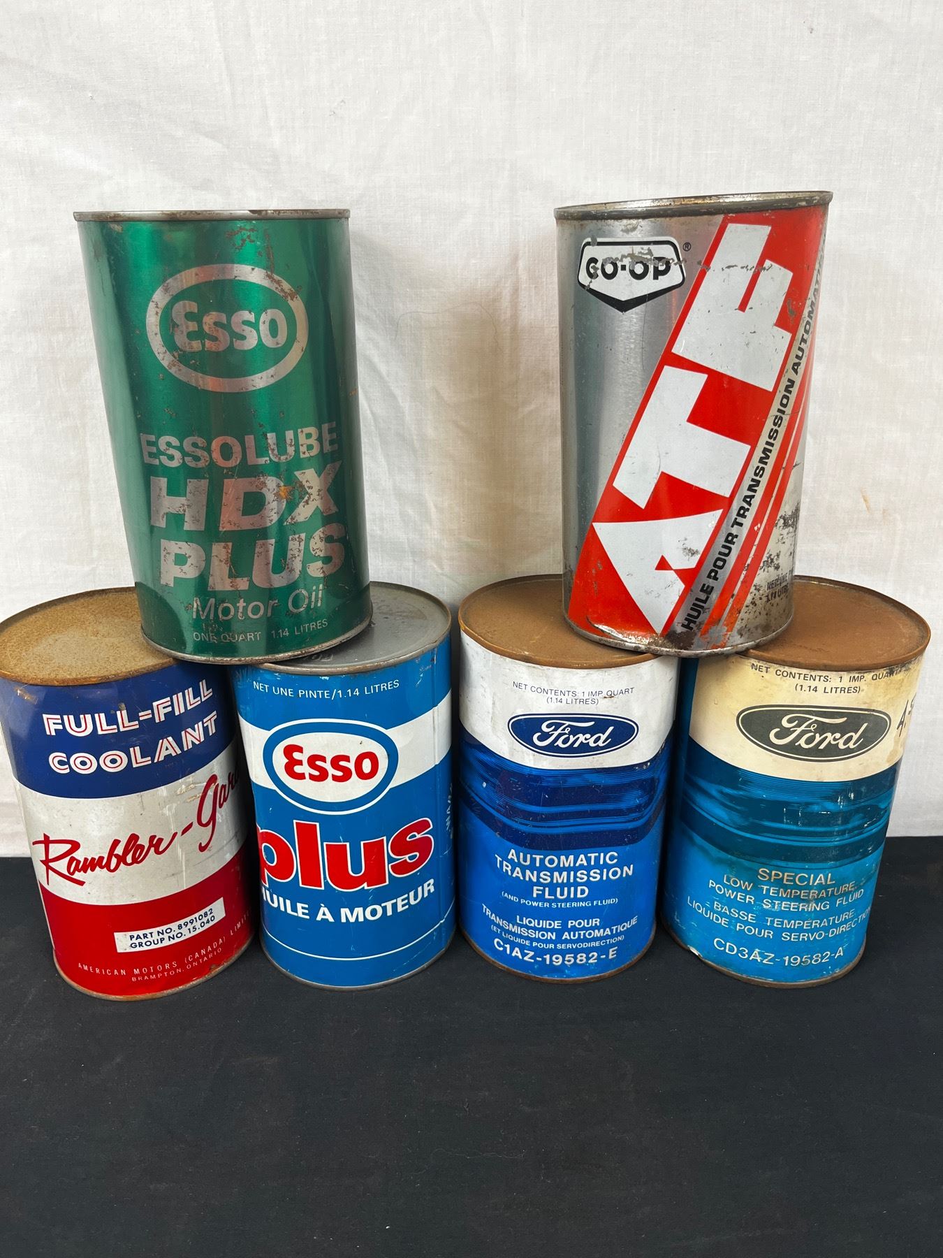 Assorted Oil Assorted Oil Cans - Sunrise Estate Services Ltd