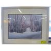 Image 1 : FRAMED WINTER SCENE PRINT