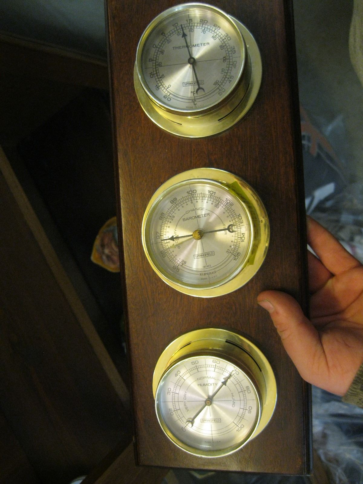 DOME CLOCK & BAROMETER
