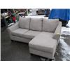 Image 1 : GREY HIDEABED SOFA W/LOUNGER END