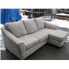 Image 2 : GREY HIDEABED SOFA W/LOUNGER END