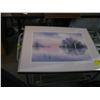Image 2 : FRAMED PRINT OF THE WATER WITH PILINGS & BIRDS BY HINCHCLIFFE & A SM. FRAMED PRINT OF THE SEAGULL