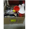 Image 1 : BOX W/NEW WHEEL HUBS, ETC.