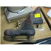 Image 1 : PAIR OF ANTIQUE LEATHER SKATES