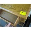 Image 3 : LG. 7 DRAWER SINGLE DOOR MIRRORED OAK DRESSER