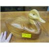 Image 1 : CARVED WOODEN DUCK SIGNED BY J.W. DAUGHERTY