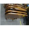 Image 2 : SET OF WOODEN FOLDING TV TABLES