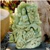 Kwan Yin  Jade Statue Scene 140 Pounds (ART-010)