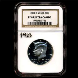 2000S Kennedy Proof Half Coin GEM Grade PR69 DCAM  (COI-1923)