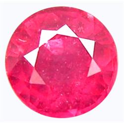 0.70ct Natural Red Ruby Round Gemstone (GEM-11035)