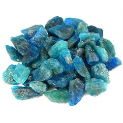 216.00ct 47 Piece Dazzling Rough Blue Apatite (GEM-11110)