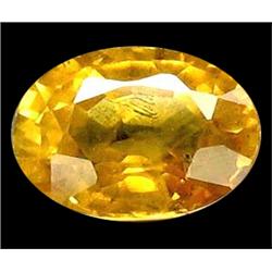 0.65ct Attractive Oval Top Yellow Sapphire Natural (GEM-11683)