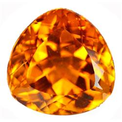 12.40ct Exquisite AAA Orange Trillion Cut Citrine (GEM-11800)