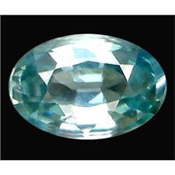 1.18ct Top AAA Oval Cut Blue Green Zircon VS (GEM-12602)