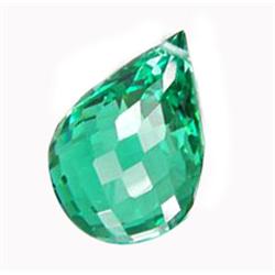 16.8ct Charming Green Amethyst Briolette Brazil (GEM-14070A)