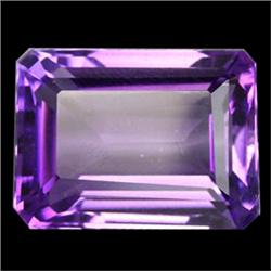 13.95ct  Impressive Purple Emerald Cut Amethyst (GEM-14770)
