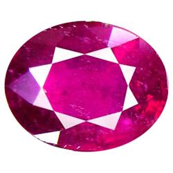 3.45ct  Outstanding Rarest Natural Blood Red Ruby Oval  (GEM-15285)
