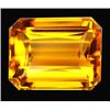30.8ct Wonderful Emerald Cut Golden Yellow Citrine Rare (GEM-15528)