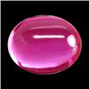 25.65ct Ravishing Oval Cab Top Hot Pink Topaz Brazil (GEM-15702)