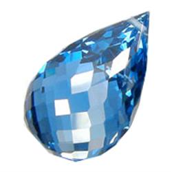 15.1ct  Excellent Blue Topaz Briolette  (GEM-15767B)