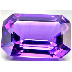 16.10ct Intense Amethyst Purple Color Change  Octagon RETAIL$1550 (GEM-0596)