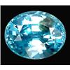 1.54ct Top AAA Oval Cut Blue Green Zircon VS (GEM-12392)