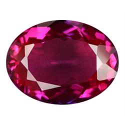 24.25ct AAA Pink Purple Oval Cut Topaz (GEM-14451)