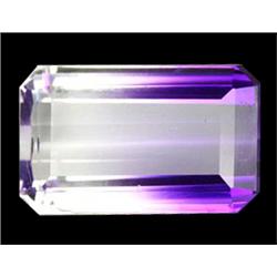 24.32ct Emerald Cut White & Purple Amethyst (GEM-15213)