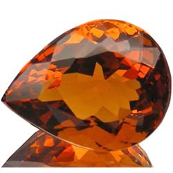13.64ct  Madeira Brazil Citrine Pear (GEM-15345)
