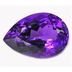 12.60ct Elegant Pear Shape Top AAA Purple Amethyst (GEM-15560)