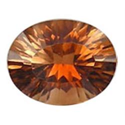 5.96ct   Imperial Africa Topaz Concave Oval (GEM-15644)