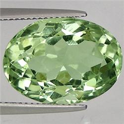 14.35ct RARE  Incredible Oval Green Amethyst FLAWLESS (GEM-8978)