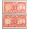 Image 1 : Lot of 2 Republic of China Paper Money 1935 $10