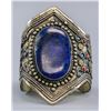Image 1 : Silver Tibetan Bracelet with Lapis Lazuli