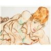 Image 3 : Austrian Watercolor on Paper Signed Egon Schiele