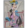 Image 2 : Spanish Watercolor on Paper Signed Picasso 3.6.57