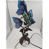 Image 4 : Ornate Butterfly and Flower Lamp (Tested)